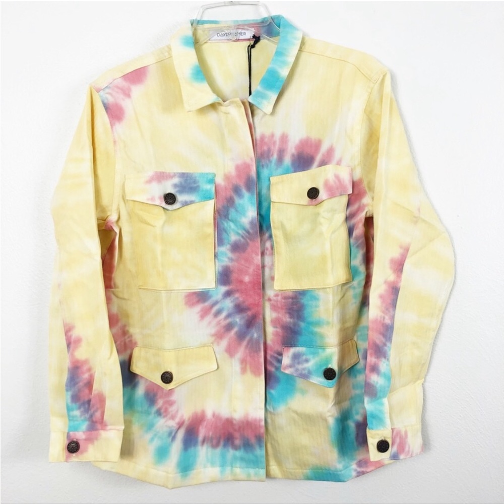 Daydreamer Tie Dye Utility Jacket